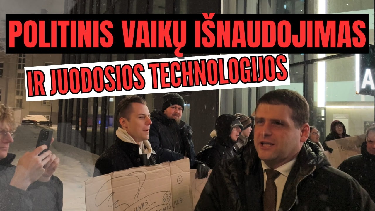 Politinis vaikų i&scaron;naudojimas ir juodosios technologijos