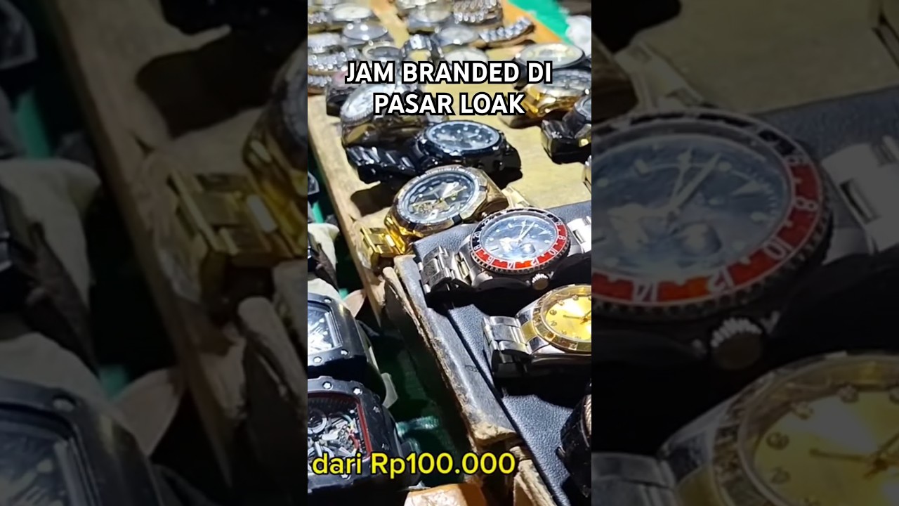BERBURU JAM BRANDED DI PASAR LOAK JATINEGARA #watch #jewelry #pasarloak #jamtangan #shorts #viral