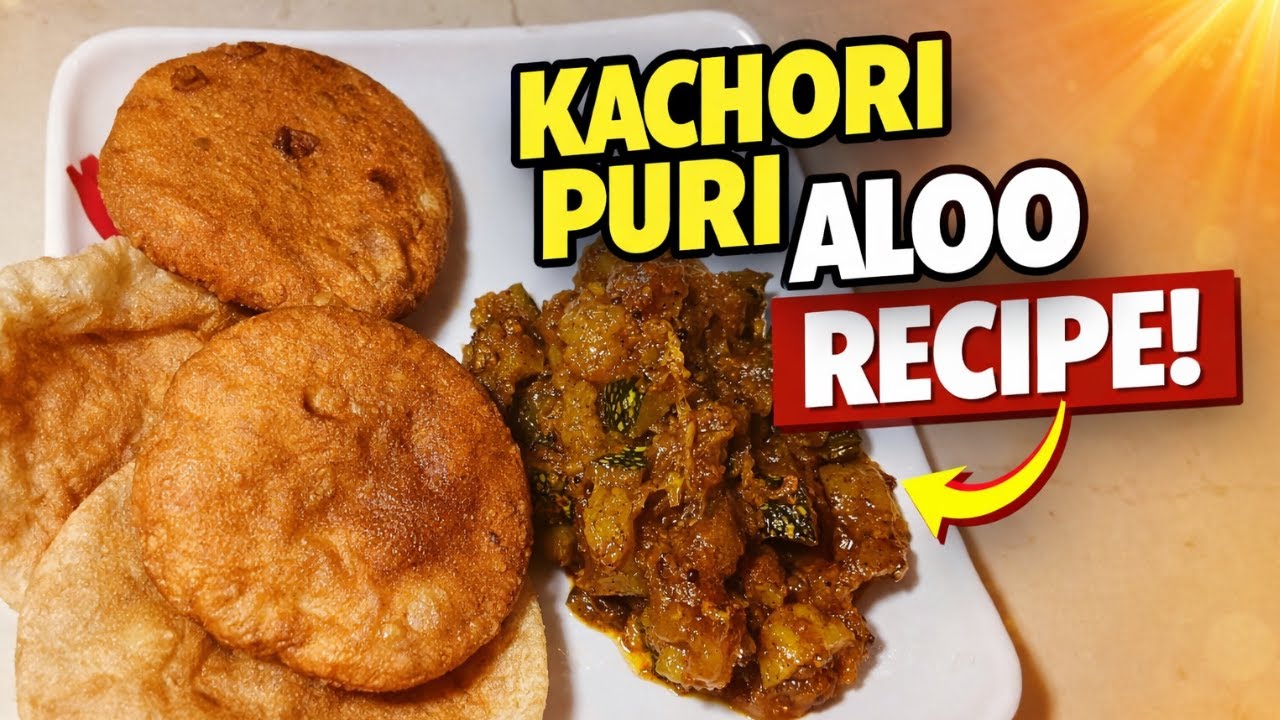 SHAADI WALI Kachori Puri Aloo Ki Sabzi Recipe That'll Make You a STAR #recipe