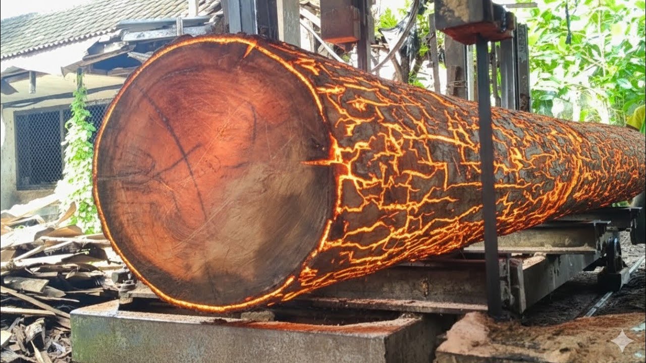 Eternal Light from the Depths of the Jungle, super quality mahogany wood 