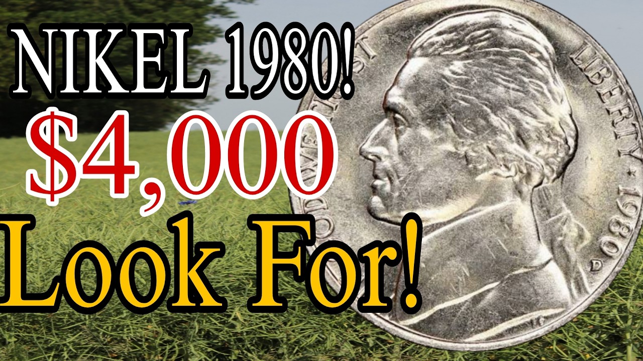 Ошибочные никелевые монеты 1980 года. Шокирующая правда: редкие монеты стоимостью в тысячи долларов!