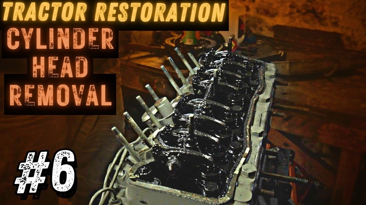 Ferguson FE35 VINTAGE TRACTOR RESTORATION Part 6: Cylinder Head Removal