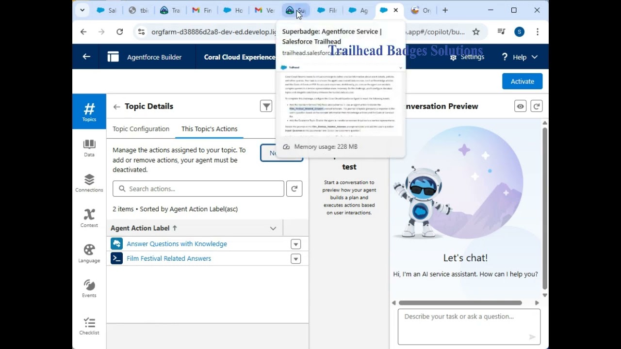 Agentforce Service Challenge 3