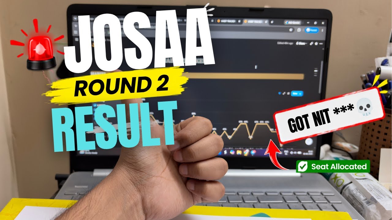 JOSAA Round 2 Unexpected Result 💀🔥| Got MnC at NIT 😭🗣️| #jee #josaa #iit