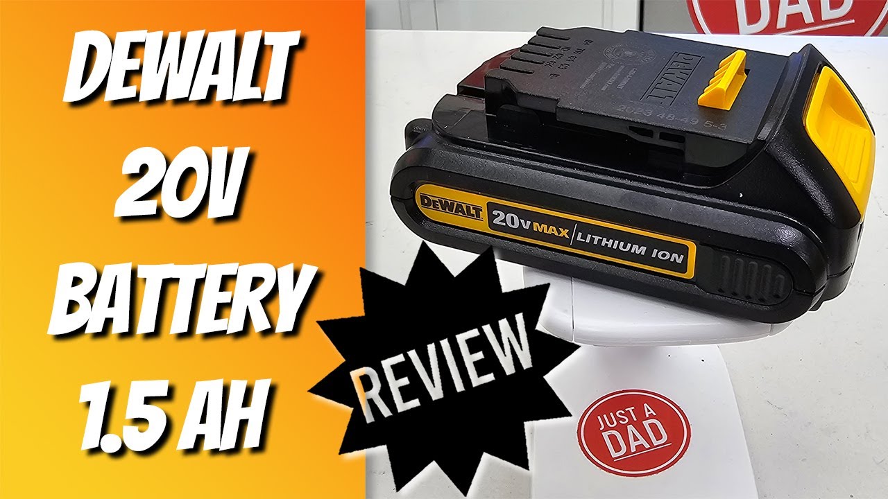 DEWALT (DCB201) 20V MAX 1.5 Ah Lithium Ion Battery REVIEW