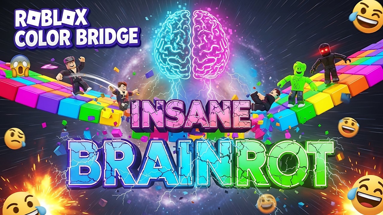 🔴LIVE: I TRIED THE ULTIMATE BRAINROT COLOR BRIDGE CHALLENGE IN ROBLOX DAY 20 #roblox #stealabrainrot