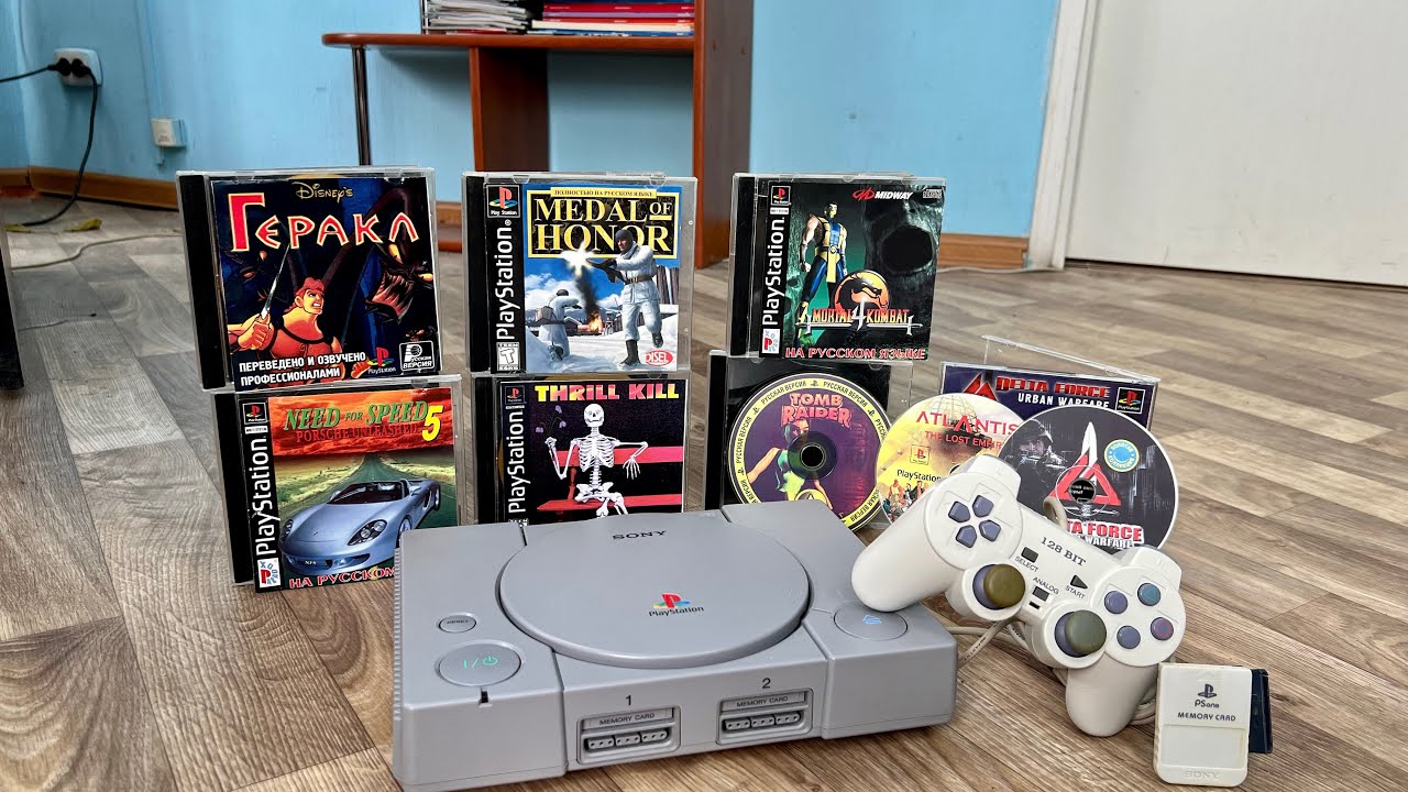 Sony PS1 FAT | SCPH-7502 | Проверка Работоспособности