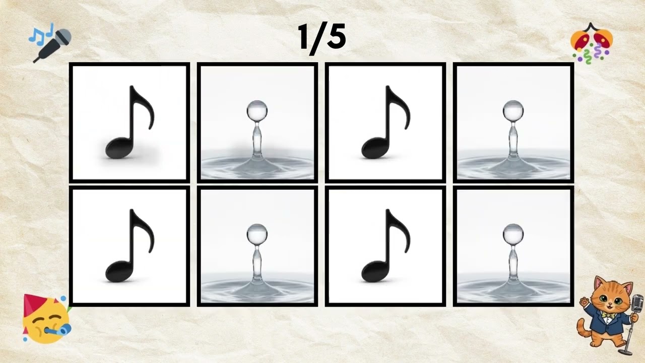 Palabras al Ritmo #3 | Nivel Fácil, Medio y Difícil