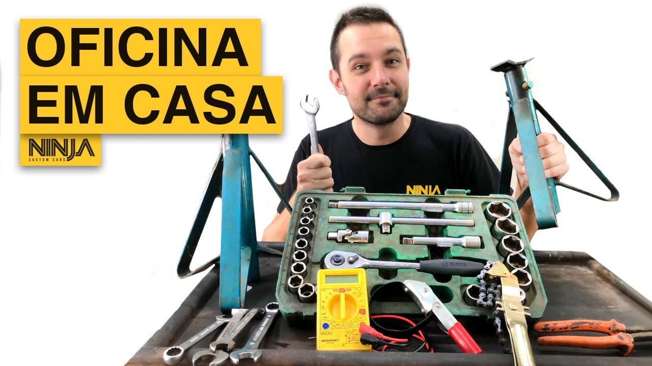10 FERRAMENTAS BÁSICAS para mexer no carro em casa!