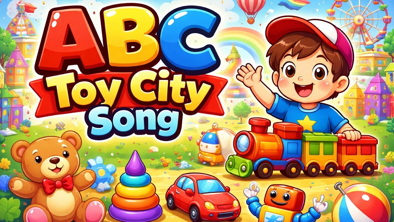ABC Toy City राइम🧸 | A से Z तक अल्फाबेट सीखें🧸| बच्चों के लिए मजेदार गीत
