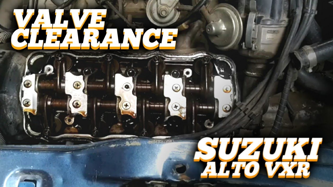 SUZUKI ALTO VXR VALVE CLEARANCE
