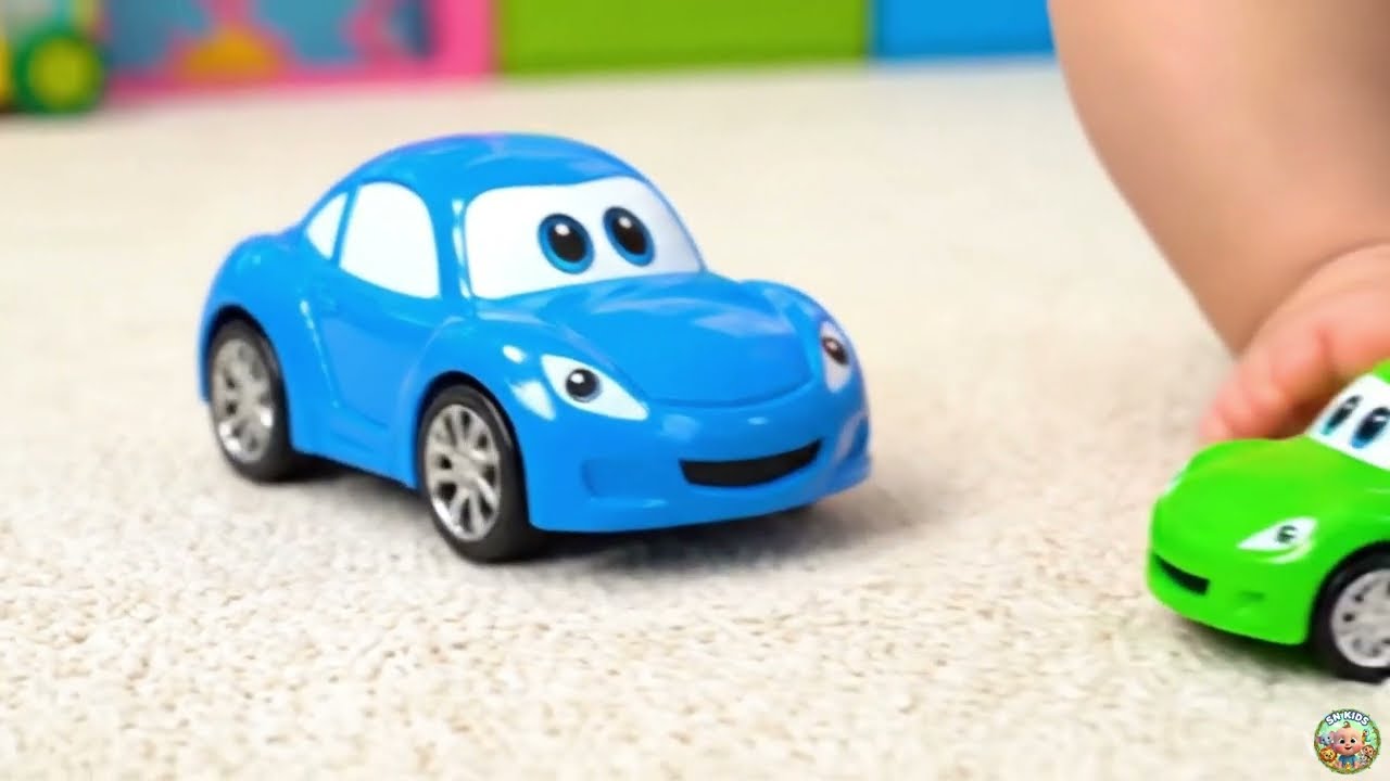 Toy Train Beats 🚂✨ | Baby Dance, Colours & Calm Night Ride | 3D Cartoon for Toddlers
