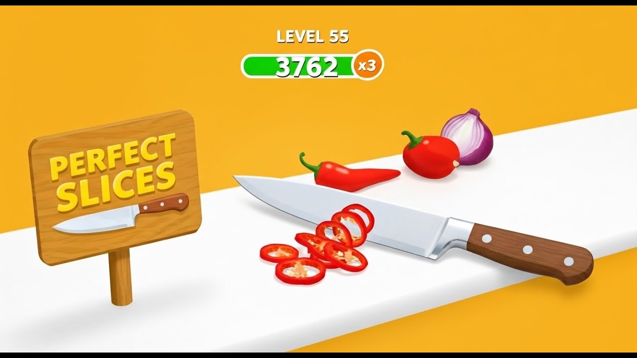Perfect Slices Live Now 🌶️🔪 Gameplay #1000 #live #shortslive