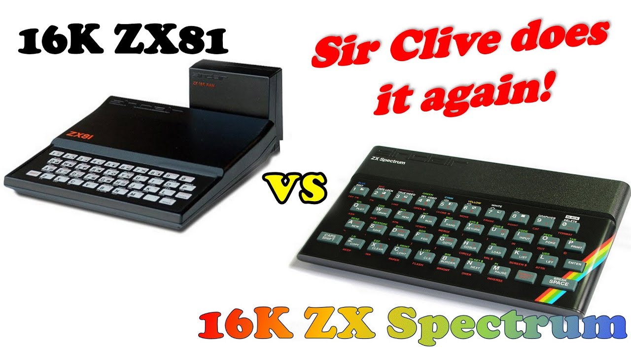 16K ZX81 против 16K ZX Spectrum