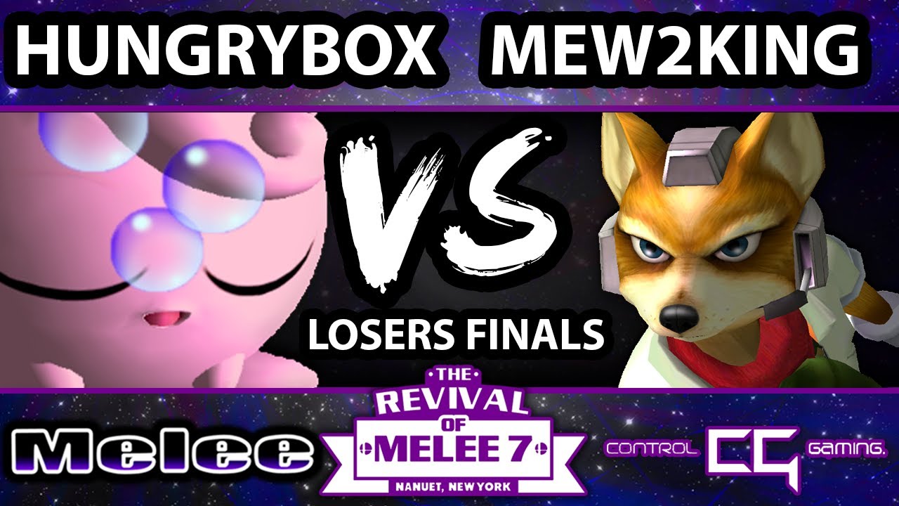 Revival of Melee 7 - Mew2King (Fox) Vs. Hungrybox (Jigglypuff) - Losers Finals