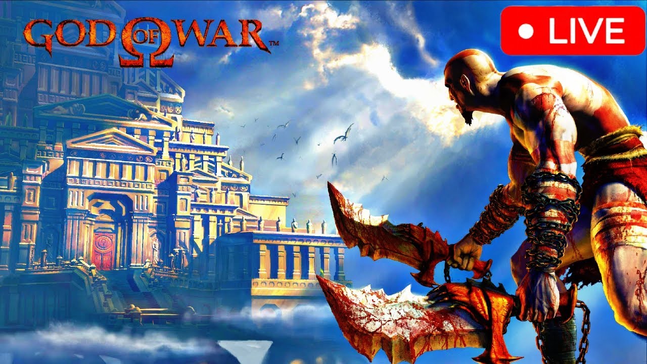GOD OF WAR 1🔥LIVE ON🔥PELA PRIMEIRA VEZ NO CANAL🔥
