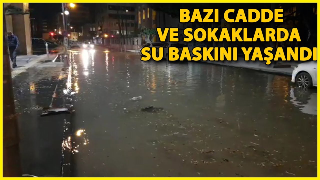 İskenderun'da Deniz Yükseldi, Sahil Yolu Su Altında Kaldı