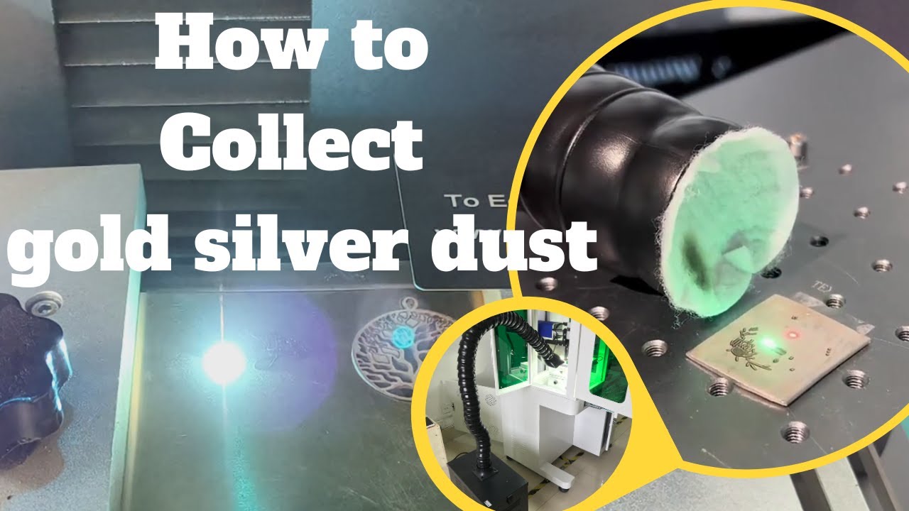 How To Collect Gold And Silver Dust When Using A Laser To Cut Necklace