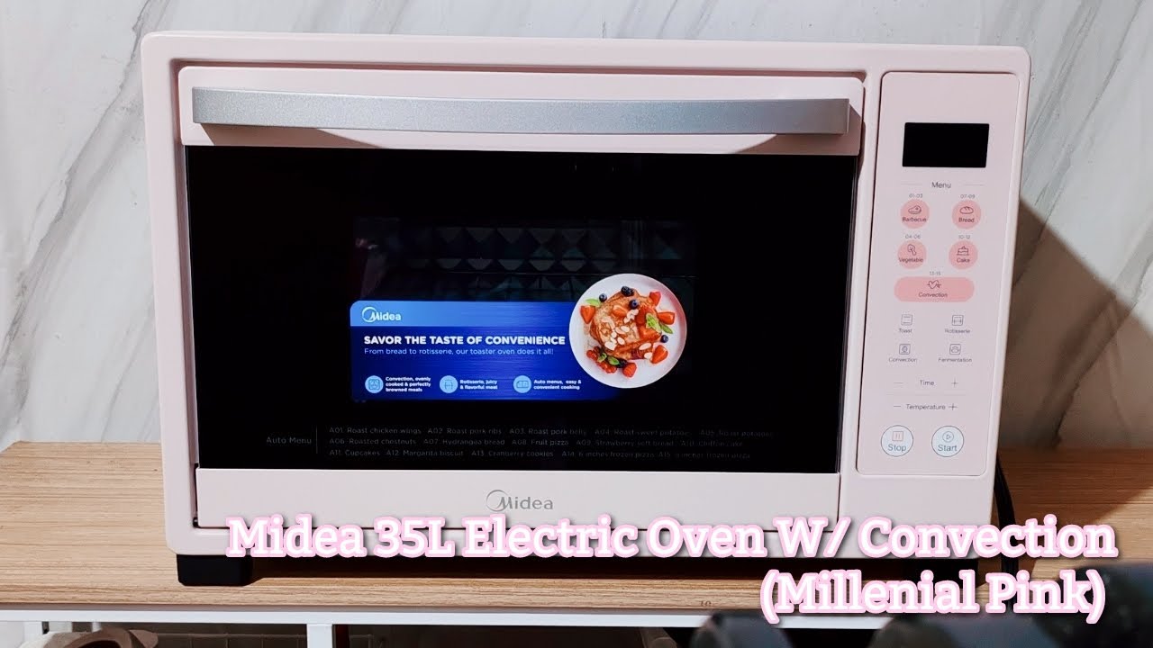 UNBOXING Midea 35L Electric Oven with Convection (Millenial Pink)