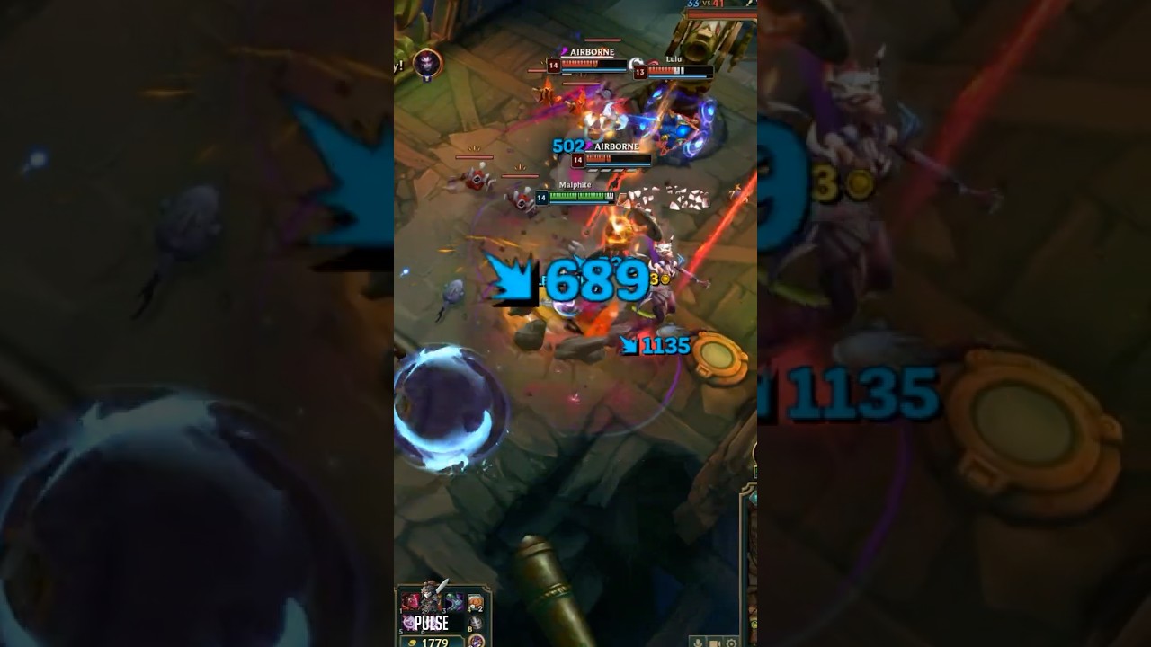 LoL ARAM Mayhem: Full AP Crit Malphite “Unofficial Penta” #leagueoflegends #aram #malphite #shorts