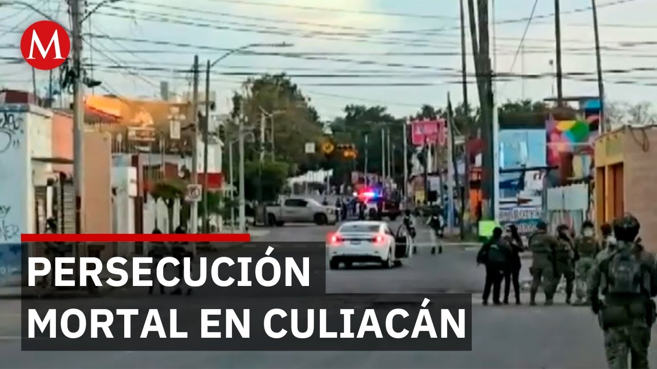 Persecución armada en Culiacán deja un hombre muerto y una mujer herida