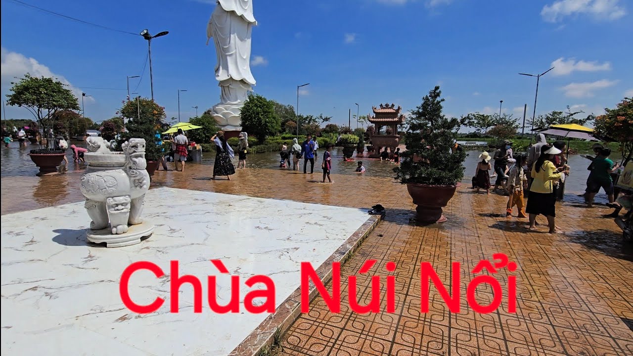 Chùa Núi Nổi 🏯🏔 mùa nước nổi 