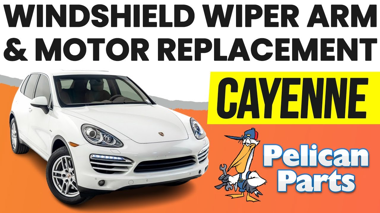 Porsche Cayenne 958 Windshield Wiper Arm and Motor Replacement (2011-2019)