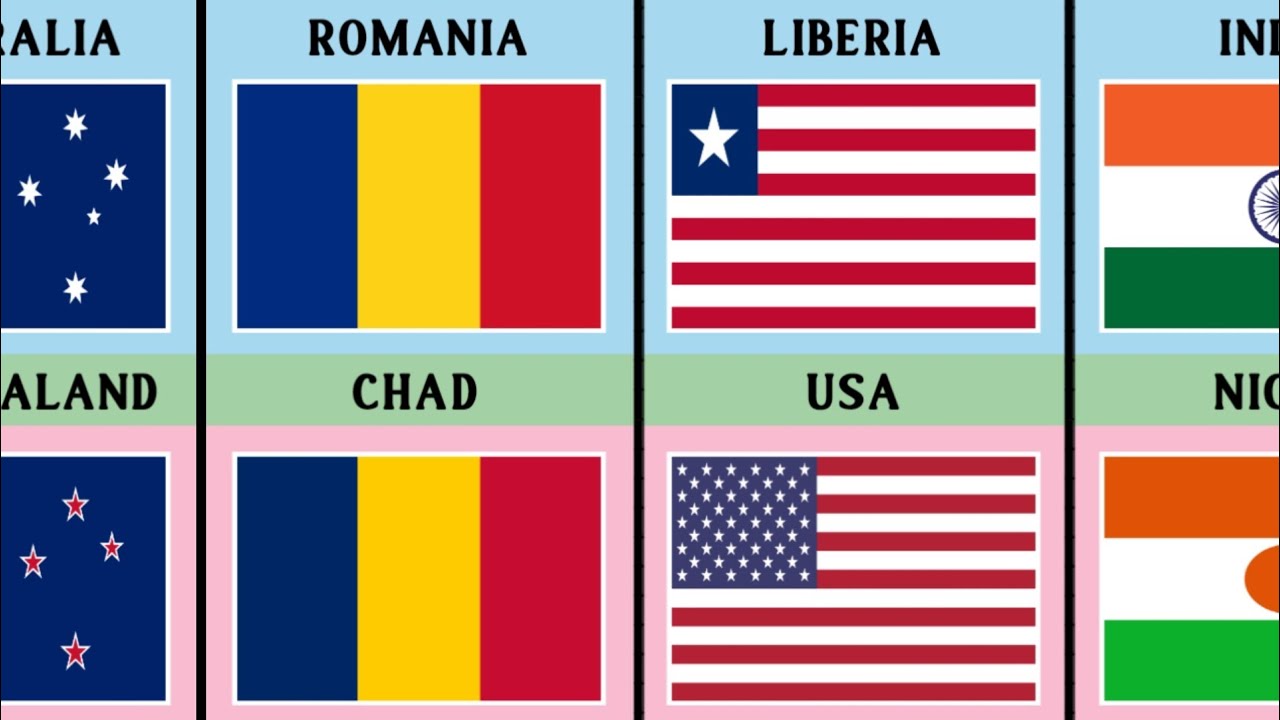 Similar Flags Of Different Countries