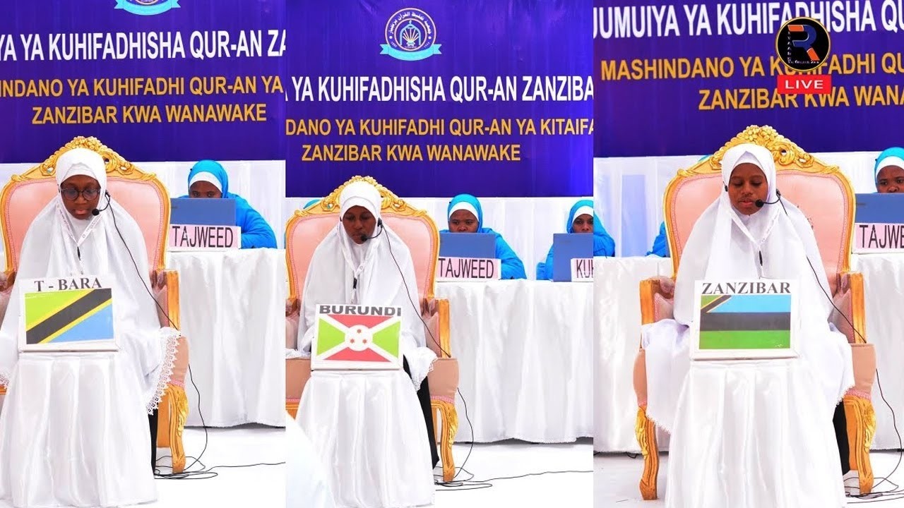 #LIVE🔴FAINALI YA MASHINDANO YA KIMATAIFA YA KUHIFADHI QUR-AN KWA WANAWAKE ZANZIBAR