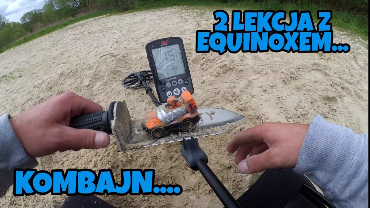 Nauka w piasku equinox 800 - fajny kombajn....