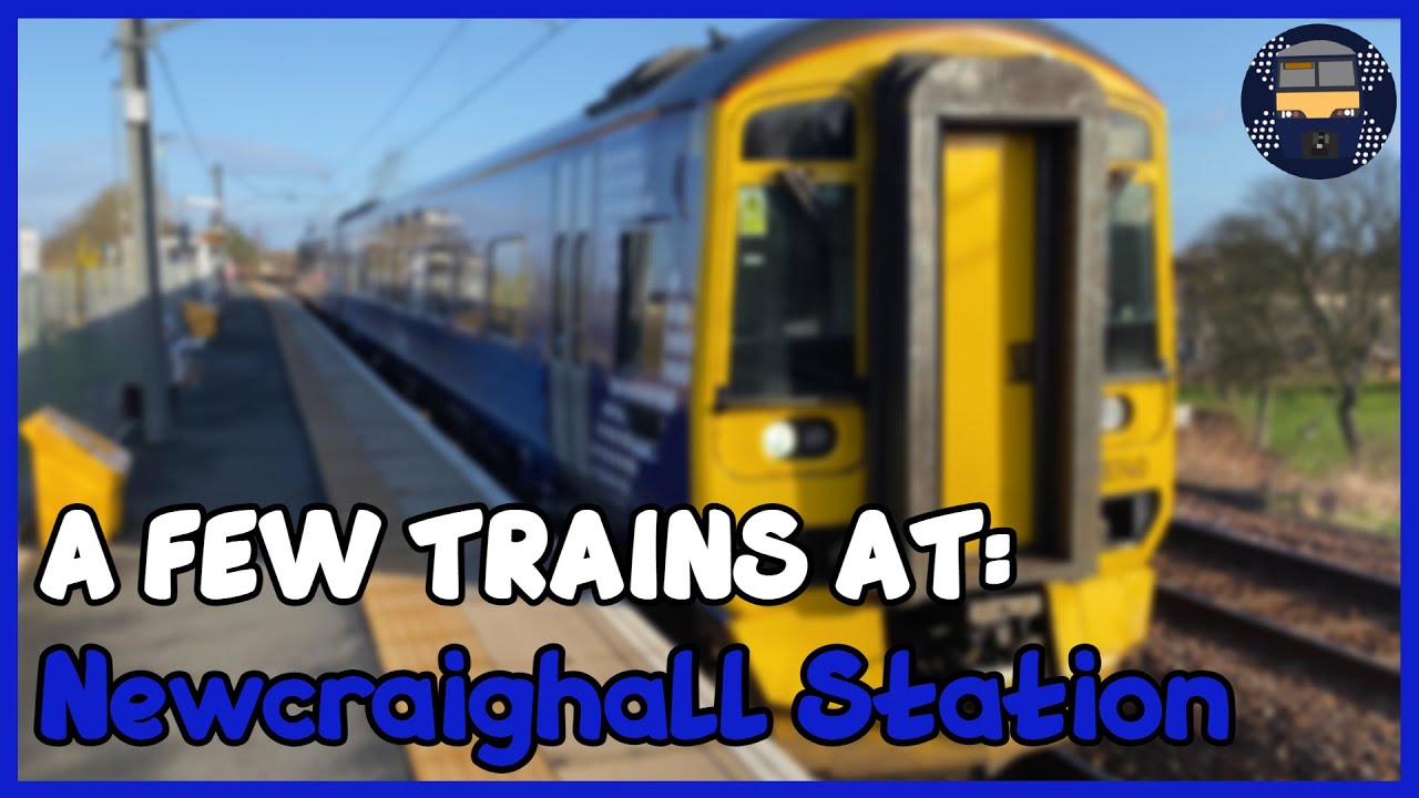 A few trains at Newcraighall Station (24/03/21)