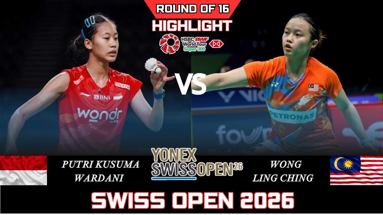Putri Kusuma WARDANI (INA) vs WONG Ling Ching (MAS)[WS]R16 | Swiss Open 2026 Badminton