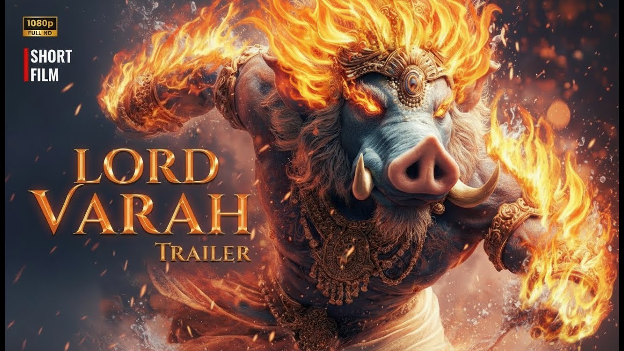 Lord Vishnu's Varaha Avatar: The Cosmic Boar Unleashed
