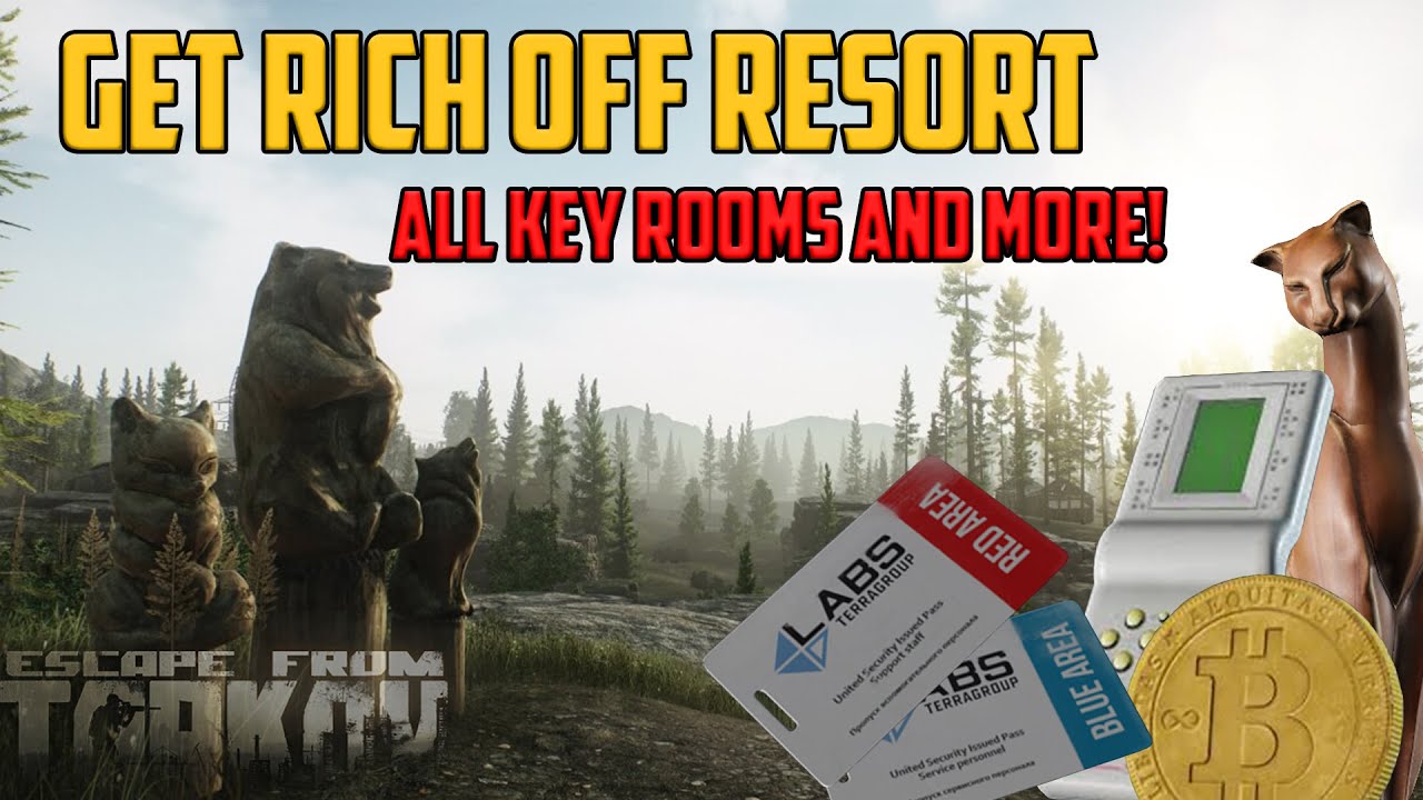 ULTIMATE SHORELINE RESORT GUIDE: All Keys and Rooms Explained + All Key Card Spawns Shown