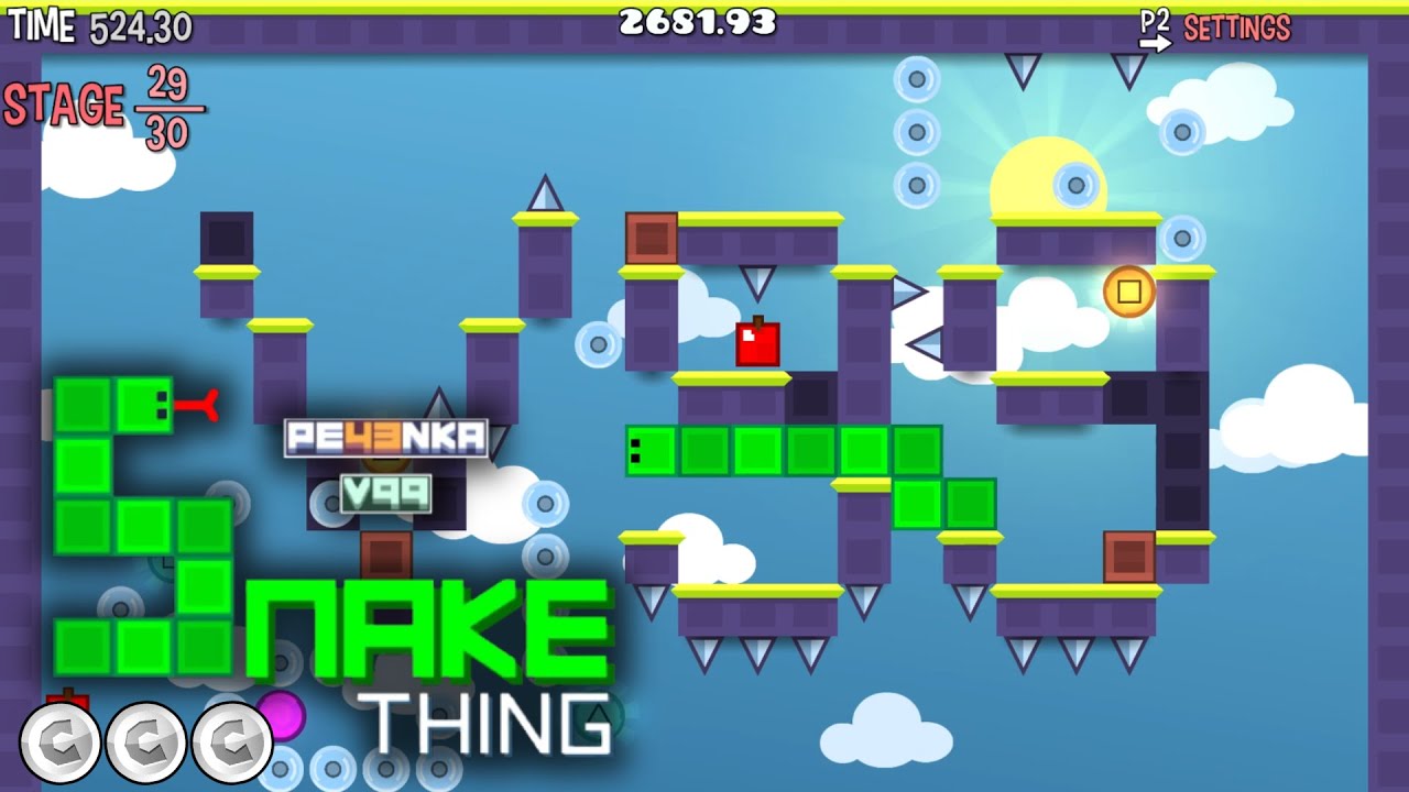 Geometry Dash (Plat.) - Snake Thing by V99 (Hard Demon + Coins)