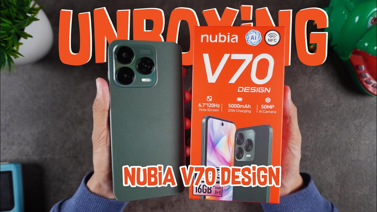 MURAH & PREMIUM !!| UNBOXING nubia V70 Design Indonesia