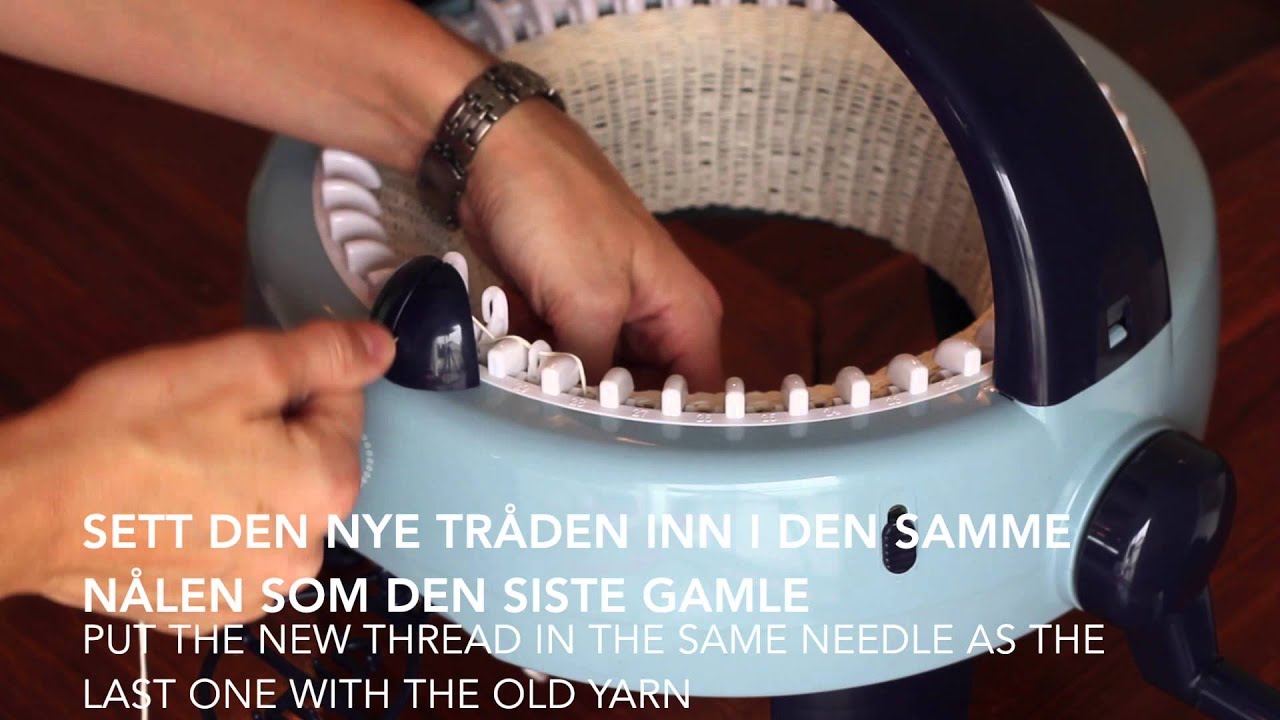Hvordan strikke en lue / How to knit a hat - Prym Maxi knitting mill