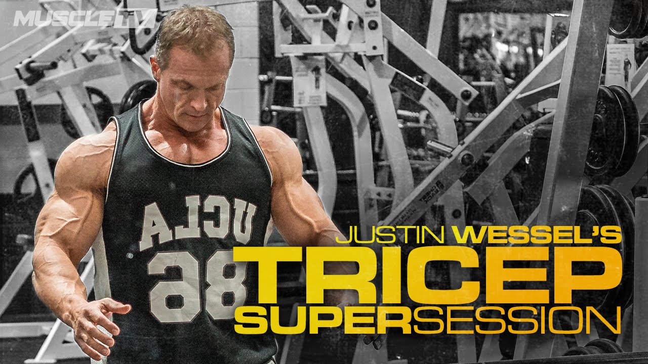 GROW YOUR TRICEPS IN JUST 20 MINUTES! | Justin Wessel's Superset Session