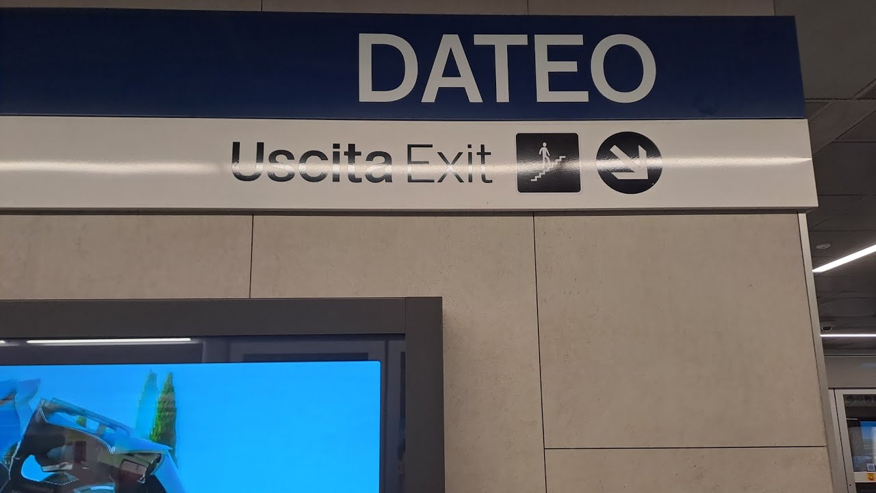 (Walkthrough) Stazione DATEO (M4 Metro Milano)