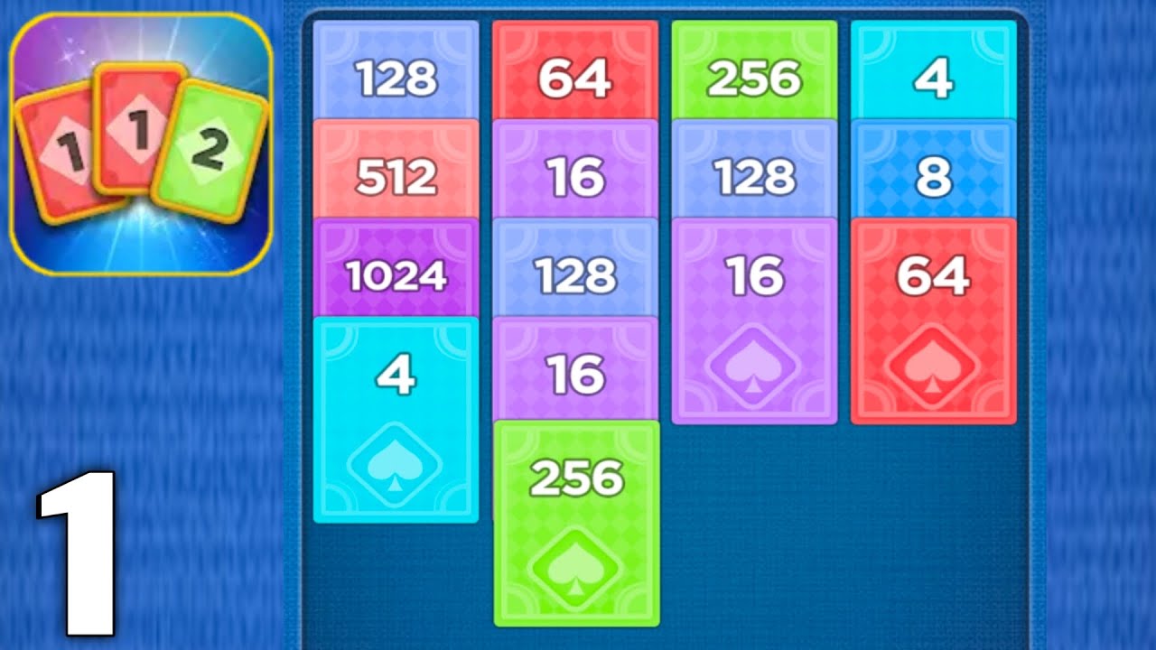 Merge Card Puzzle - Gameplay Walkthrough Part 1 All Levels (Android & iOS)