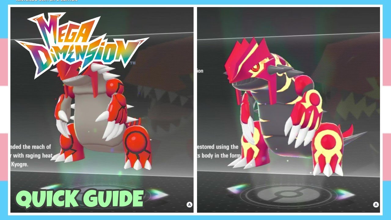 How To Change Groudon To Primal Groudon In Pokemon Legends ZA *Mega Dimension* | Quick Guide