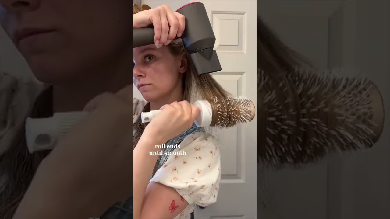 finally mastered how to use a round brush and a blowdrier…😫 