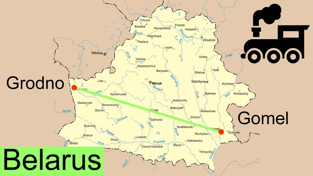 Grodno Gomel Train Ride Belarus