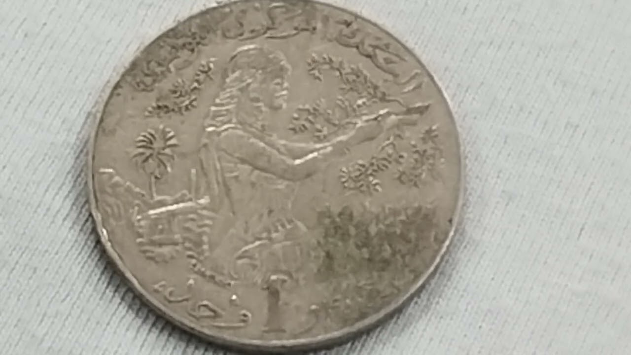 2011 Tunisia 1 Dinar ONE Elmekki Middle East FOA Coin Value USD 83'89