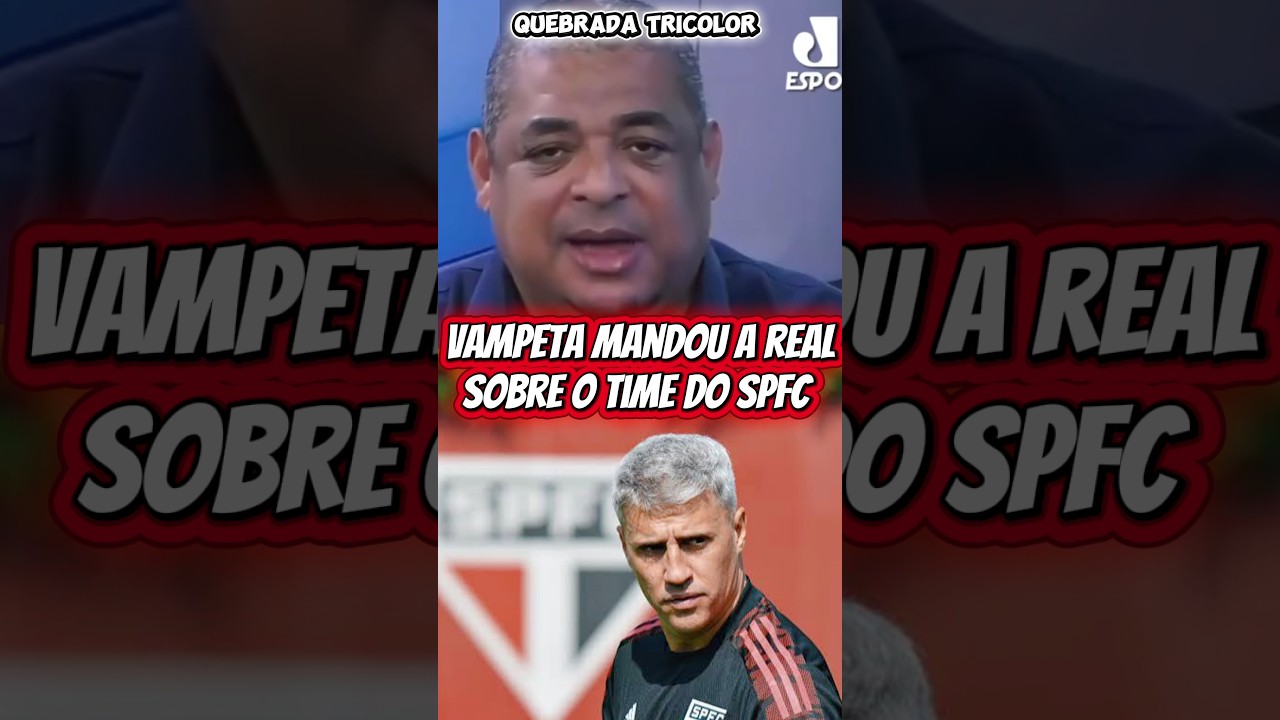 VAMPETA SOLTOU O VERBO 