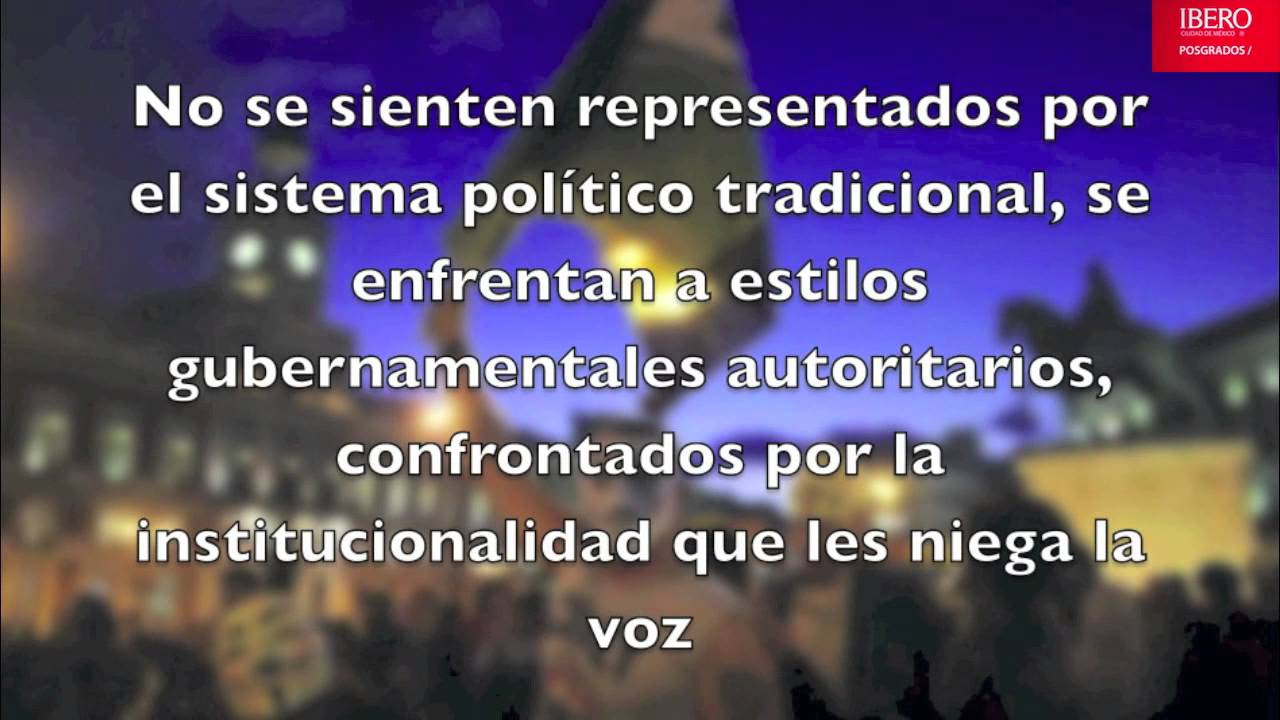 Las protestas sociales contempor&aacute;neas