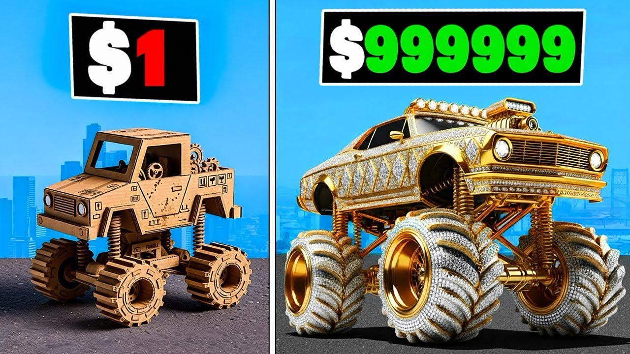 1 to $1,000,000,000 MONSTER TRUCK in GTA 5