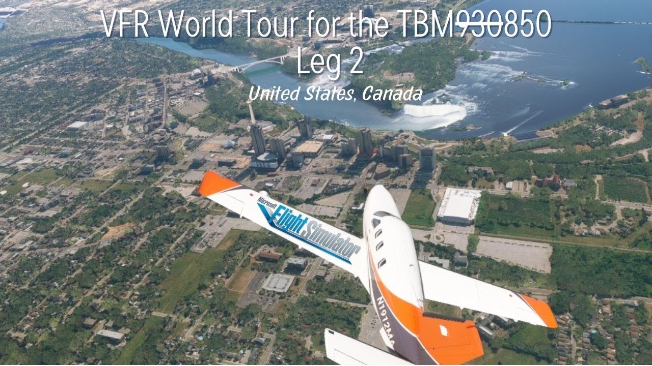 ENDING WITH SOME BEAUTIFUL SIGHTS KMDW-KBUF | MSFS VFR WORLD TOUR - EP 2