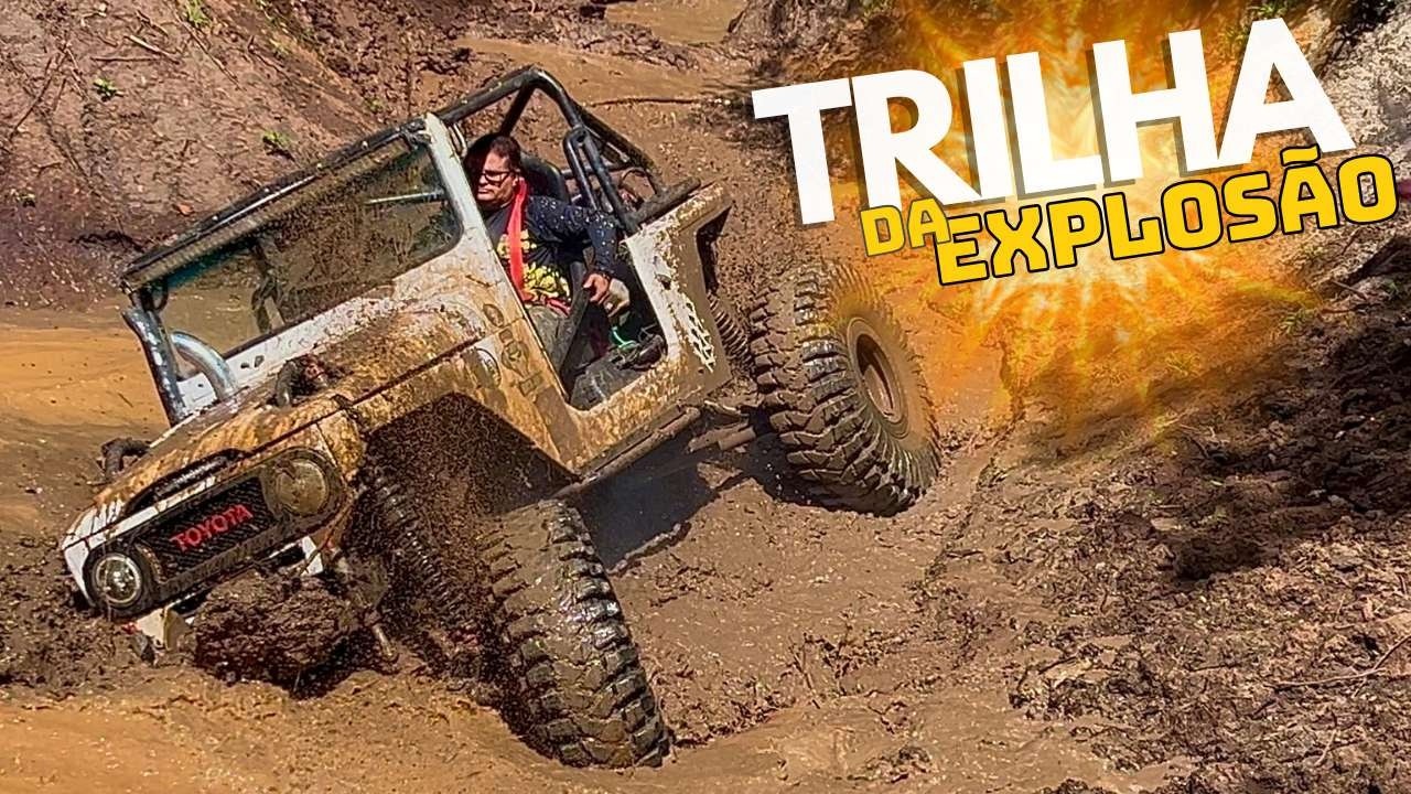 Trilha da Explosão 4x4 #mud #trilhaoffroad #trilha #offroading #patrol #mudterrain  #4x4