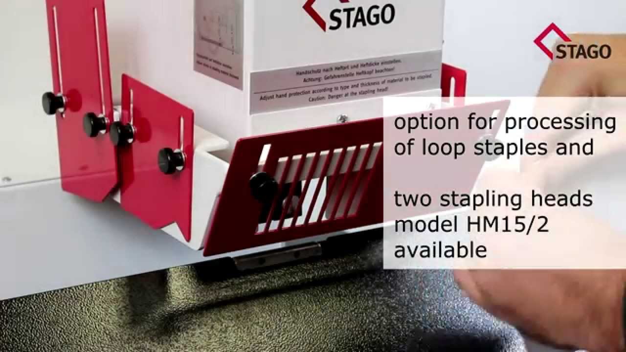 STAGO HM 15 - automatic stapling machine